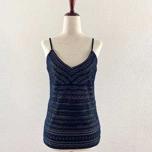 SOLD Ann Taylor Loft Black Cami